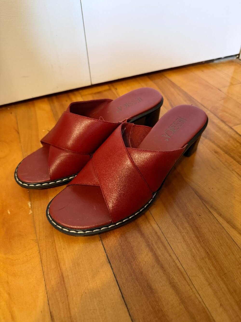Y2K Jessica Heals Red Size 6